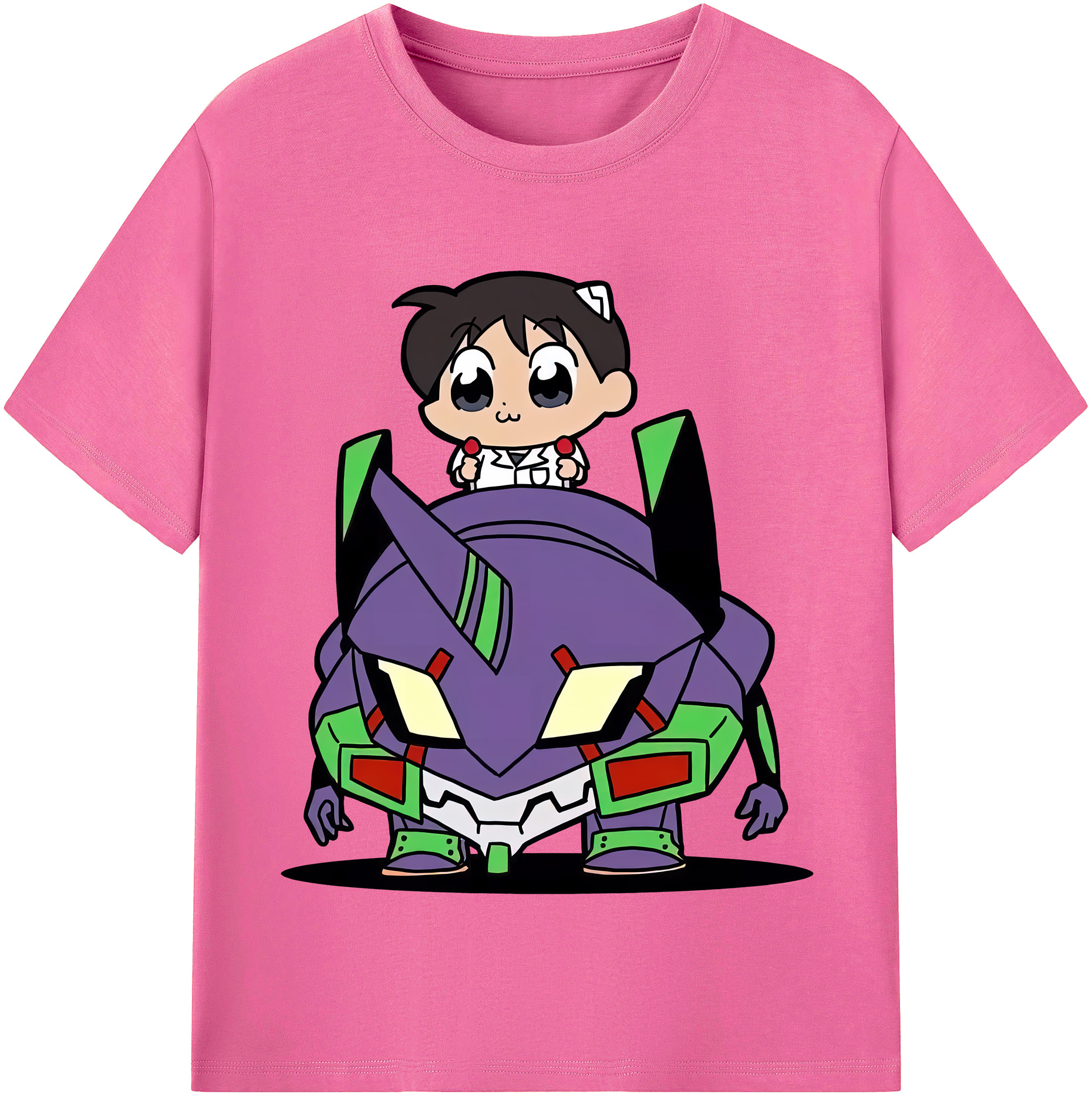 （画像用） EVA 新世紀エヴァンゲリオン レディースカジュアルプリントTシャツ（綿100％）